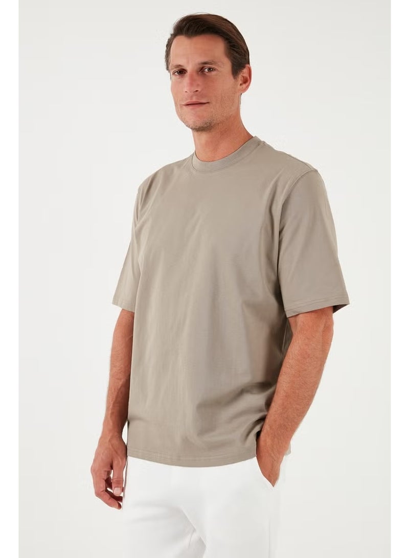 Buratti Cotton Oversize Crew Neck Basic T Shirt Men's T Shirt 5902365 - Image 2